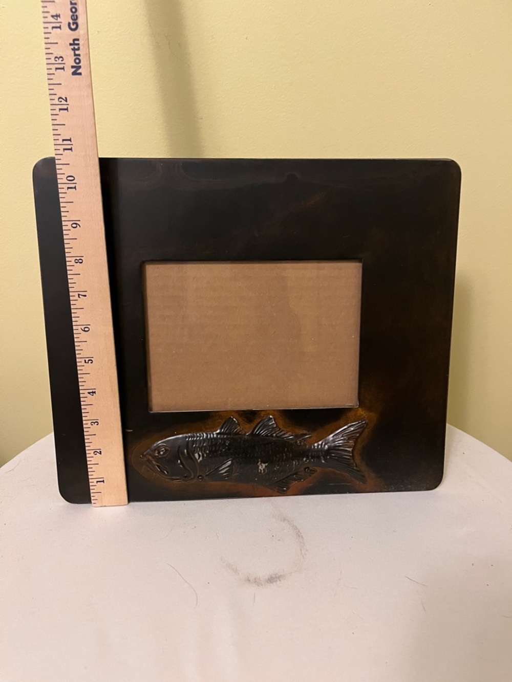 Rustic Fish Accent Picture Frame - Brown - Picture 4 of 5